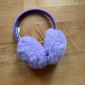 Crewcuts Lavender Faux-Fur Headband Earmuffs